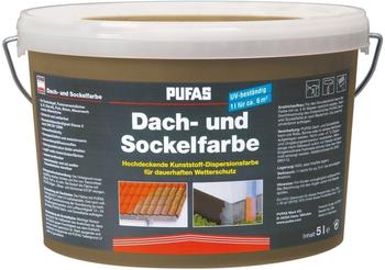 PUFAS Dach- und Sockelfarbe terra 960 5 Liter