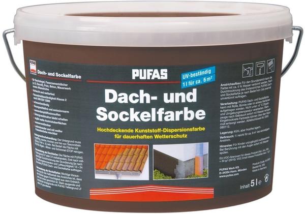 PUFAS Dach- und Sockelfarbe havanna 953 5 Liter