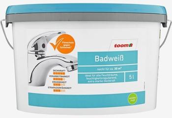 Toom Badweiß seidenmatt 5 l