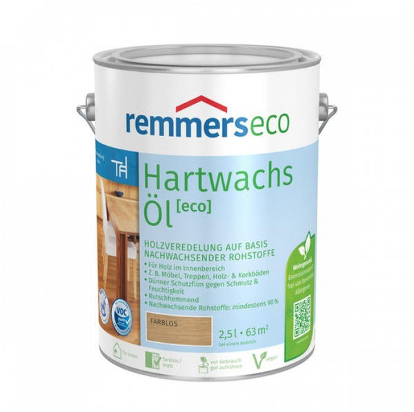 Remmers eco Hartwachs-Öl intensiv-weiß 2,5L