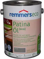 Patina-&ouml;l [eco] Silbergrau, 0,75 Liter, Nachhaltiges Holz&ouml;l Grau, Innen Und Au&szlig;en,