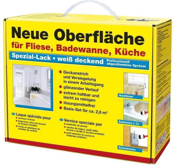 Decotric Neue Oberfläche Basis-Set für Fliese, Badewanne und Küche