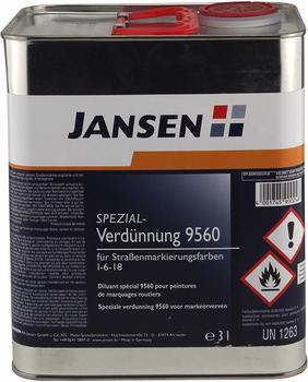 Jansen Spezial Verdünnung 9650 für Straßenmarkierungsfarbe 3 l