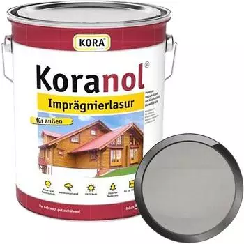 Kora Koranol Impr&auml;gnierlasur 5 l silbergrau