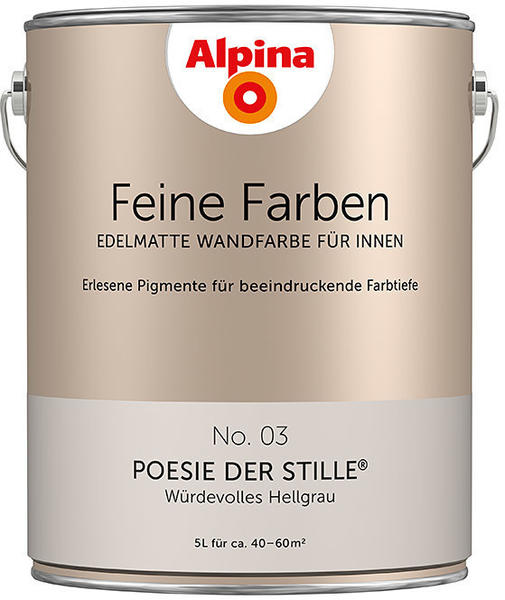 Alpina Farben Poesie der Stille No 03 5L Hellgrau