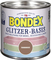 Bondex - Glitzer - Basis 500 Ml, Basis Sandrose Holzfarbe Effektfarbe Glitzerfarbe