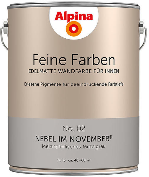 Alpina Farben Feine Farben 5 l Nebel im November