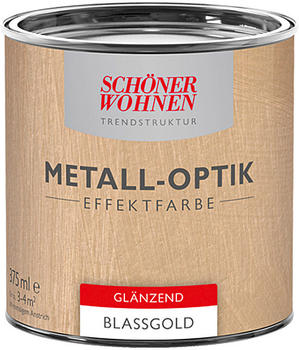 Schöner Wohnen Metall-Optik Effektfarbe 375 ml Blassgold