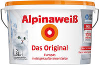 Wei&szlig; Das Original 2 L Wei&szlig; Matt Wandfarbe Deckenfarbe Innen - Alpina