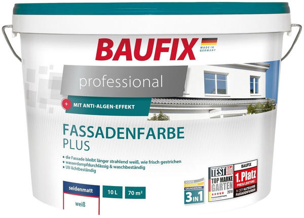 Baufix GmbH Baufix professional Fassadenfarbe Plus 10 l