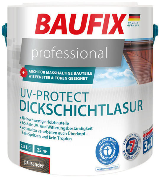 Baufix GmbH Baufix UV-Protect Dickschichtlasur 2,5 l Palisander