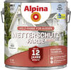 Alpina Wetterschutzfarbe deckend 4 L weiß GLO765153018
