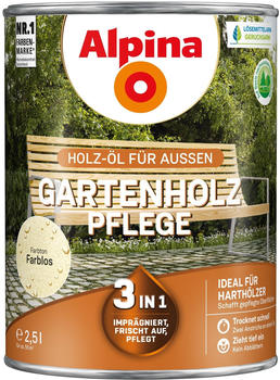 Alpina Farben Gartenholz-Pflege 2,5 l farblos