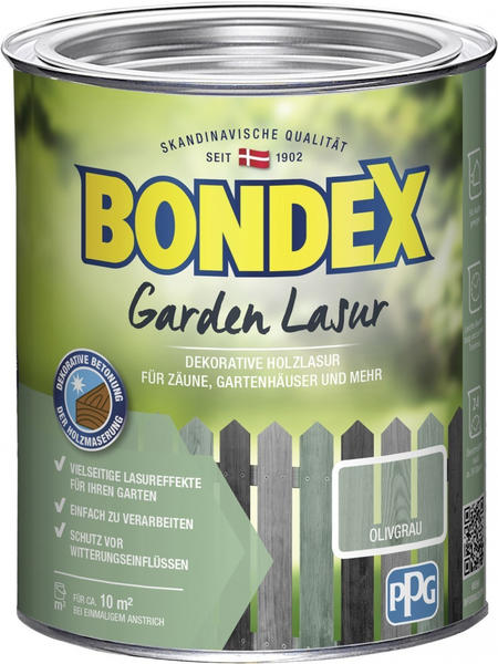 Bondex Garden Lasur 750 ml Olivgrau