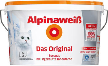 Alpina Alpinaweiß Das Original mit Spritz-Schutz-Formel 8l