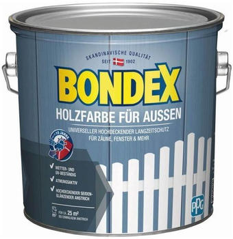 Bondex 435472 Holzfarbe f&uuml;r Aussen 2,5 l schwedenrot