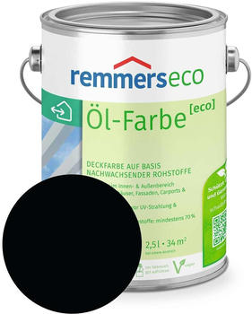 Remmers eco Öl-Farbe 2,5 l Tiefschwarz