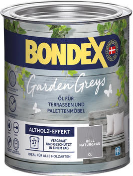 Bondex Garden Greys Öl 0,75 l Hell Naturgrau