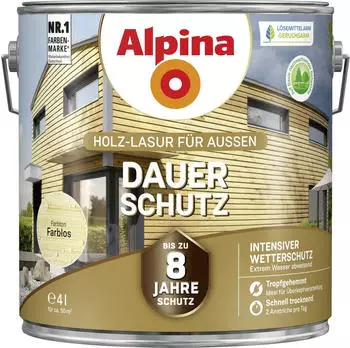 Alpina Farben Dauer-Schutz 4 l Farblos