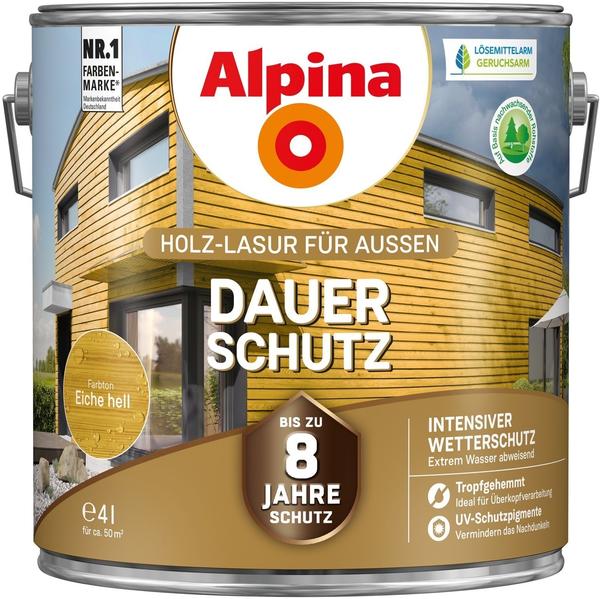 Alpina Farben Dauer-Schutz 4 l Eiche hell
