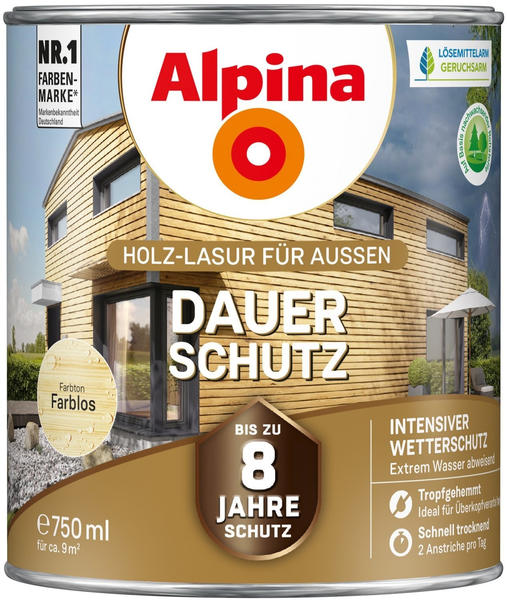 Alpina Farben Dauer-Schutz 0,75 l Farblos