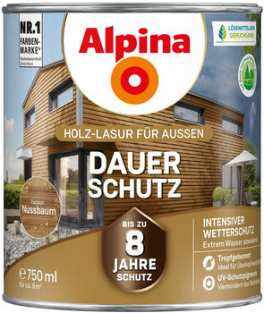 Alpina Farben Dauer-Schutz 0,75 l Nussbaum