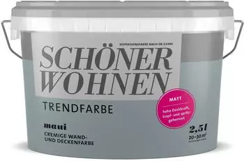 Schöner Wohnen Trendfarbe matt 2,5 l Maui