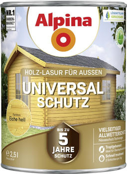 Alpina Farben Universal-Schutz seidenmatt 2,5 l Eiche hell