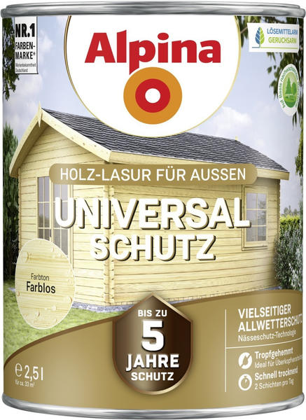 Alpina Farben Universal-Schutz seidenmatt 2,5 l Farblos