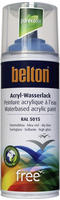 Free Lackspray 400 Ml Acryl Wasserlack Himmelblau Hochglanz Spr&uuml;hlack - Belton