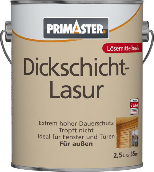 PRIMASTER Dickschichtlasur 2,5 l teak