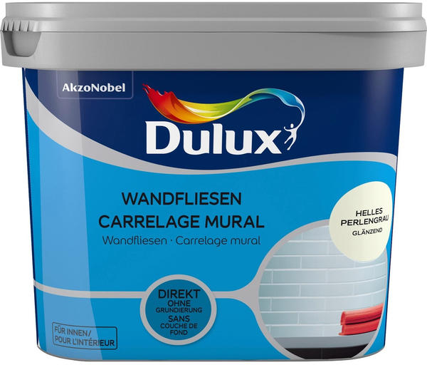 Dulux Fresh Up Wandfliesen 0,75 l Helles Perlengrau glänzend