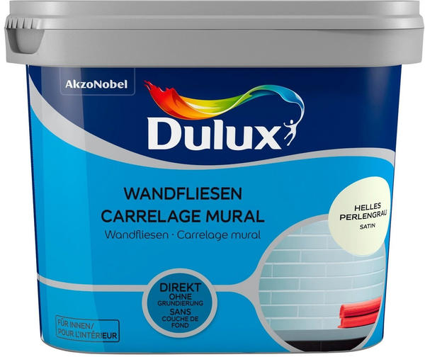 Dulux Fresh Up Wandfliesen 0,75 l Helles Perlengrau satin