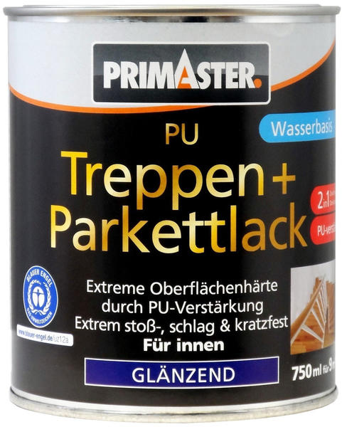 PRIMASTER PU Treppen- und Parkettlack 2 in 1 750 ml farblos glänzend