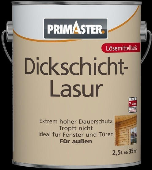 PRIMASTER Dickschichtlasur 2,5 l eiche