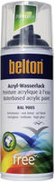Free Lackspray Aquacolours 400 Ml Tiefschwarz Hochglanz Wasserlack - Belton