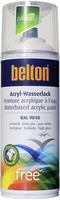 Free Lackspray Aquacolours 400 Ml Reinwei&szlig; Hochglanz Spr&uuml;hlacke - Belton