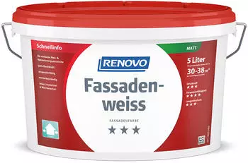 Renovo Acrylat Fassadenwei&szlig; 5 l