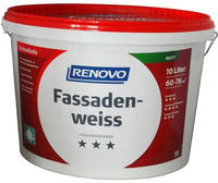 Fassadenweiss Matt 10 Ltr. Fassadenfarbe - Renovo