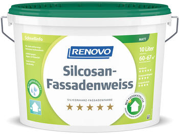 Renovo Silcosan Fassadenweis, Matt 10 l