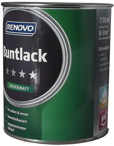 Renovo Seidenmattlack himmelblau RAL5015 0,75 l