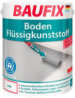 BAUFIX Boden-Fl&uuml;ssigkunststoff weiss matt, 5 Liter, Beton- und Bodenfarbe - Wei&szlig;