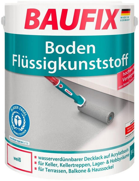 Baufix Boden-Flüssigkunststoff 5 l weiß