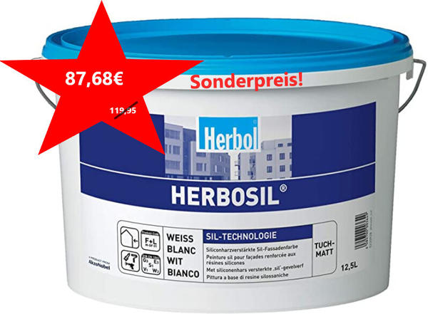 Herbol Herbosil Silikon-Fassadenfarbe 12,5l