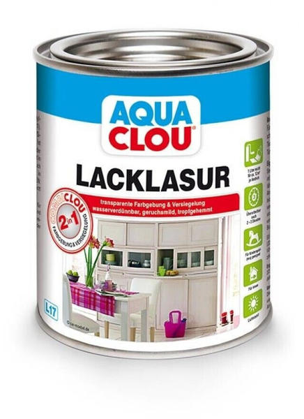 CLOU Aqua Combi Lack-Lasur 750 ml Mahagoni-Braun