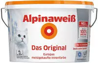 Wei&szlig; Das Original Spritzfrei 4,0 Ltr. Wand- Und Deckenfarbe - Alpina