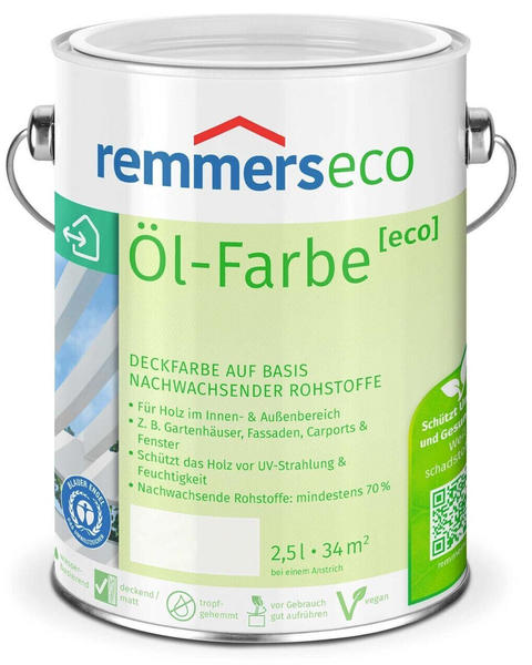 Remmers eco Öl-Farbe 2,5 l Weiß