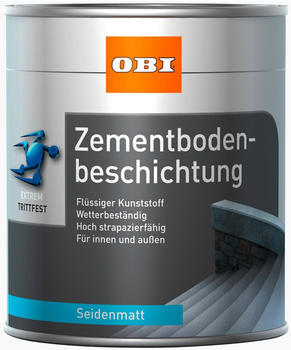 OBI Zementbodenbeschichtung Reinweiß seidenmatt 750 ml