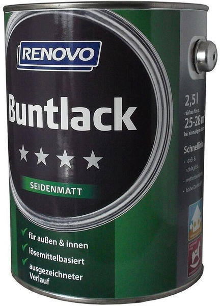 Renovo Seidenmattlack Taubenblau RAL5014 2,5 l