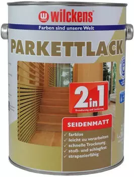Wilckens Parkettlack 2in1 2,5 l seidenmatt farblos